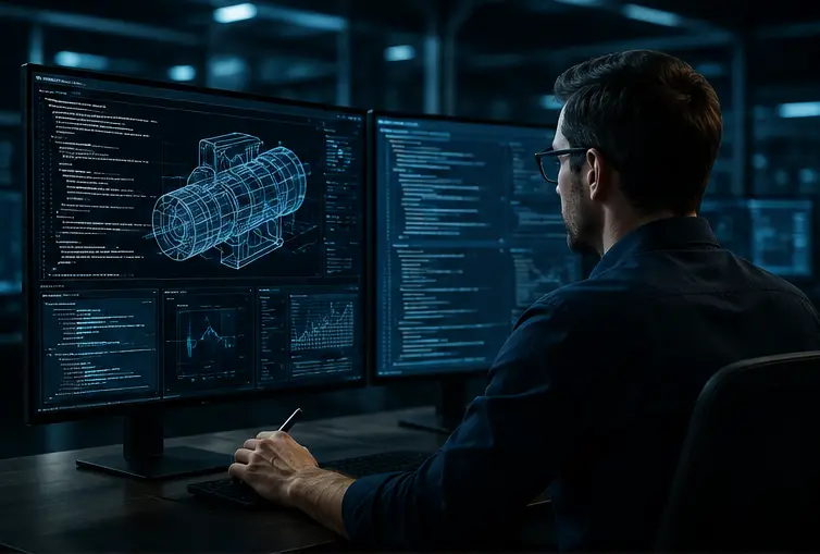 technical specialist working with code and digital systems